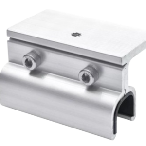 Base de aluminio para solución de sistemas ajustables en inclinación 700. Base de aluminio 700- 2N (Aplicación en tejas metálicas con ranura tipo sándwich)