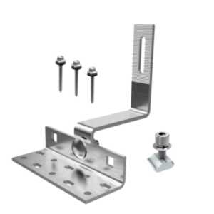 Base ﬁja vertical con L ajustable Tile Hook #9 En Acero inoxidable SUS 304