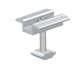 Conector MID Clamp en aluminio 30mm.